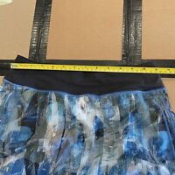 Lululemon Pace Rival Skort Skirt Sun Dazed Multi Blue Size 4 Regular EUC - Picture 11 of 12